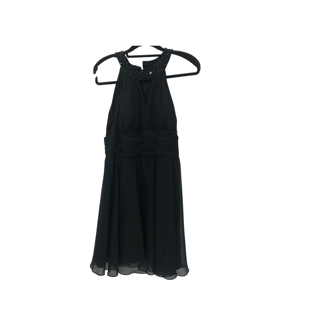 JS boutique women's Sleeveless black cocktail dress‎ 14